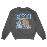BYU Retro Hoop Crewneck - FanStreet