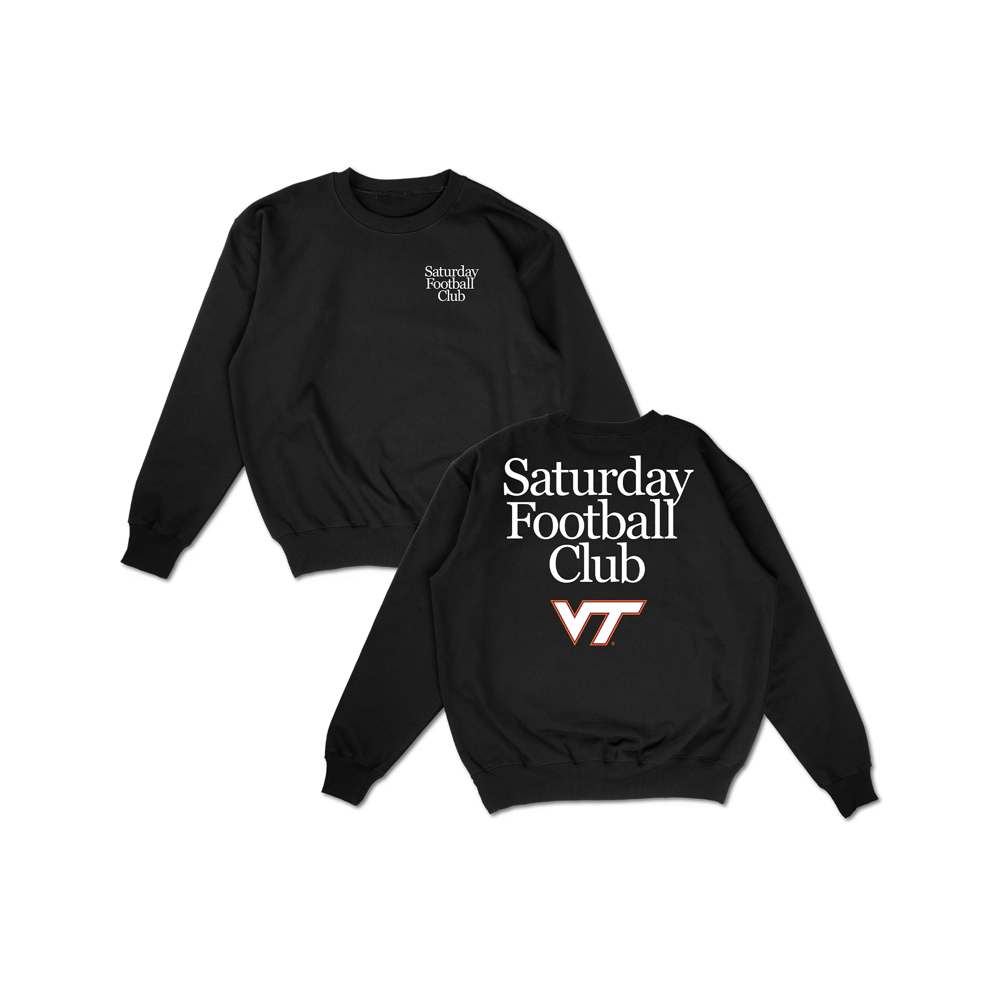 VT Saturday Football Club Crewneck - black