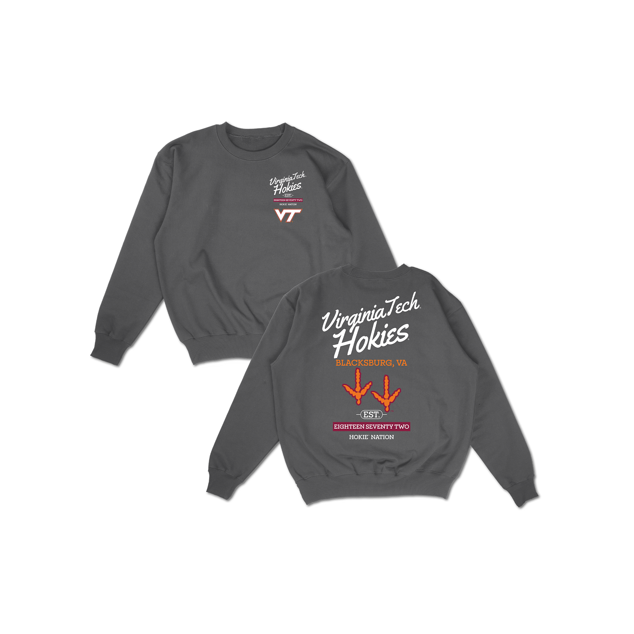 VT Hometown Crewneck - Gray