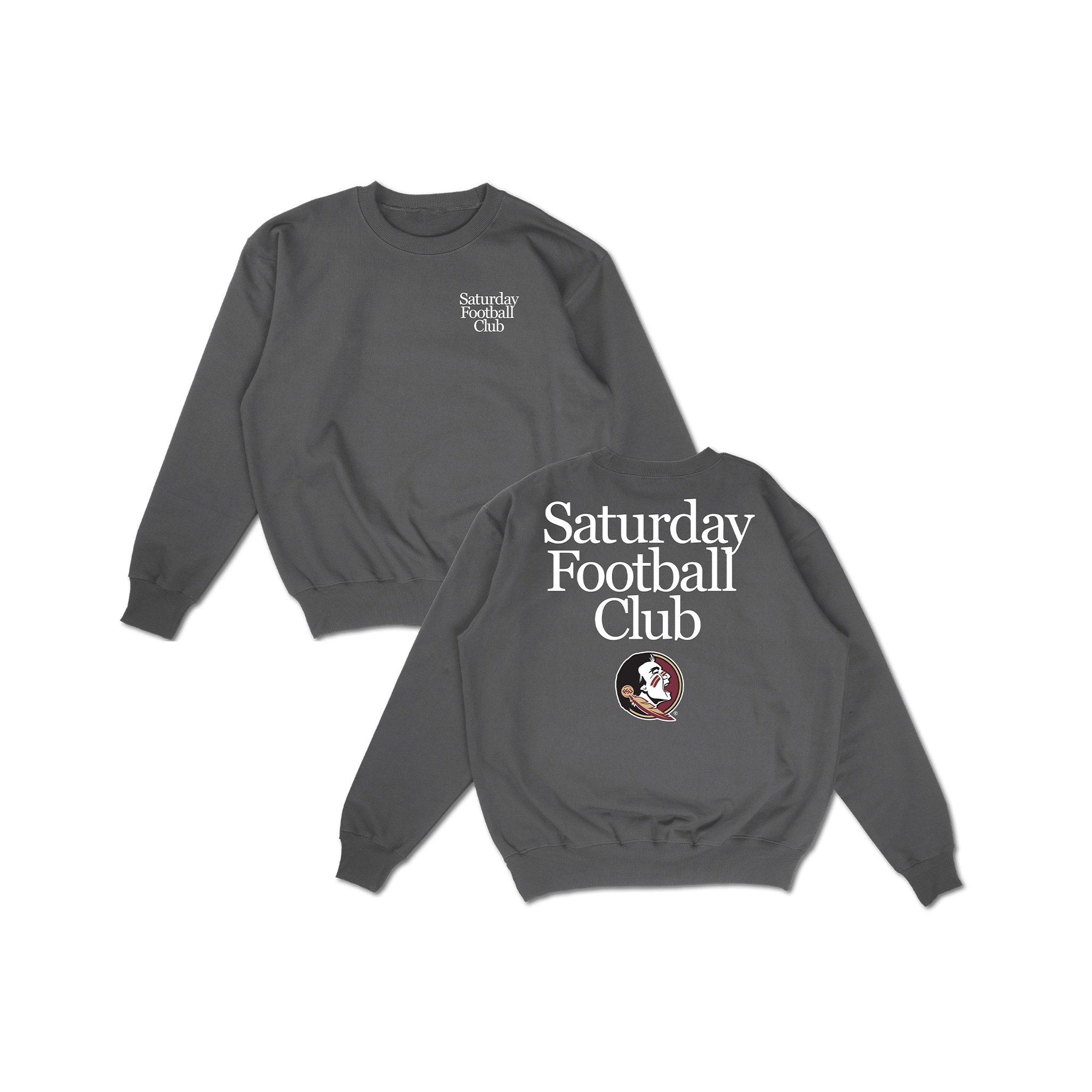 FSU Saturday Football Club Crewneck - Gray