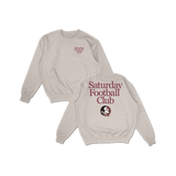 FSU Saturday Football Club Crewneck - Ivory