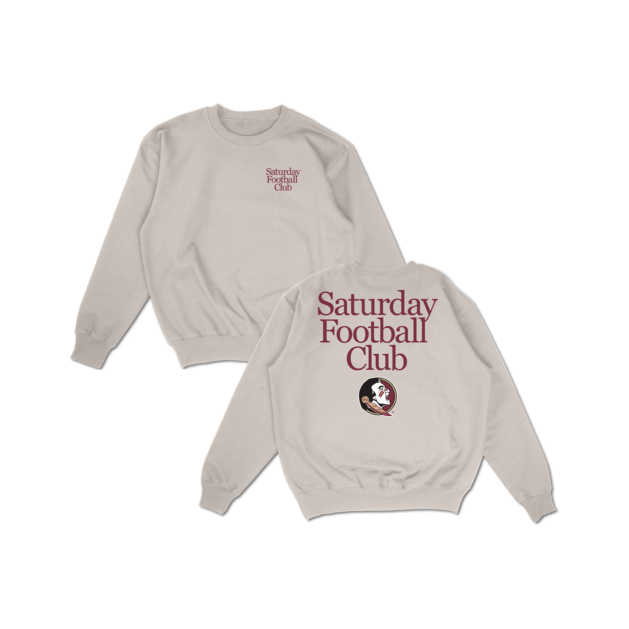 FSU Saturday Football Club Crewneck - Ivory