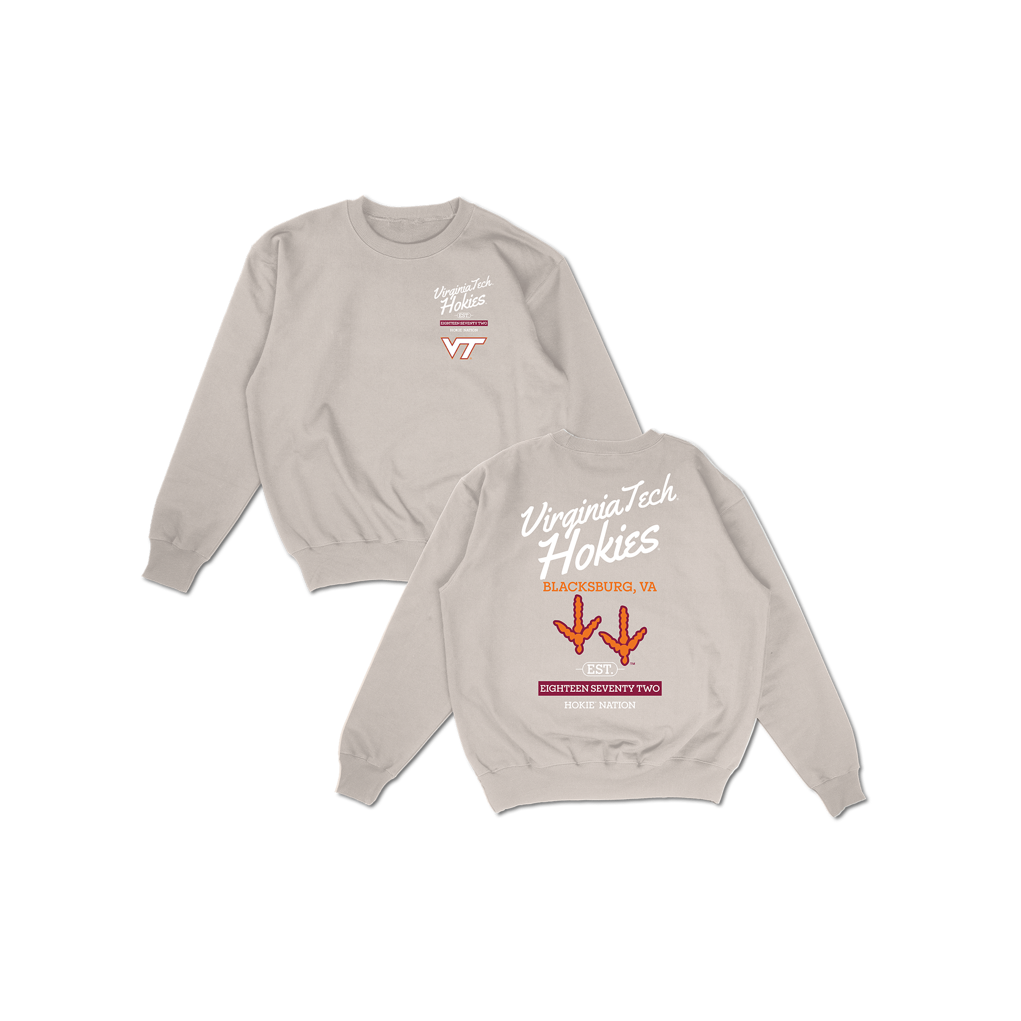 VT Hometown Crewneck - Ivory