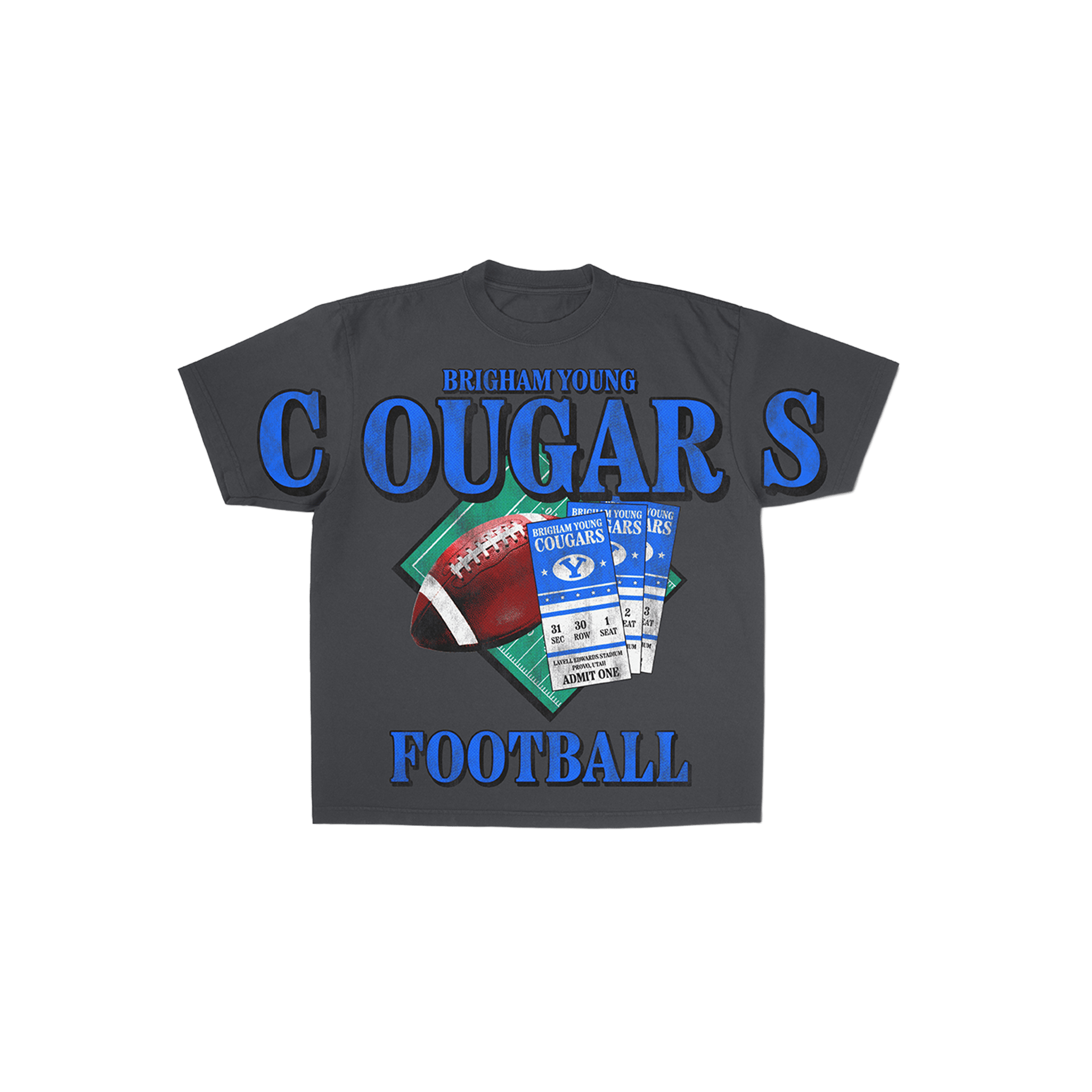 BYU Retro Football Tee - FanStreet