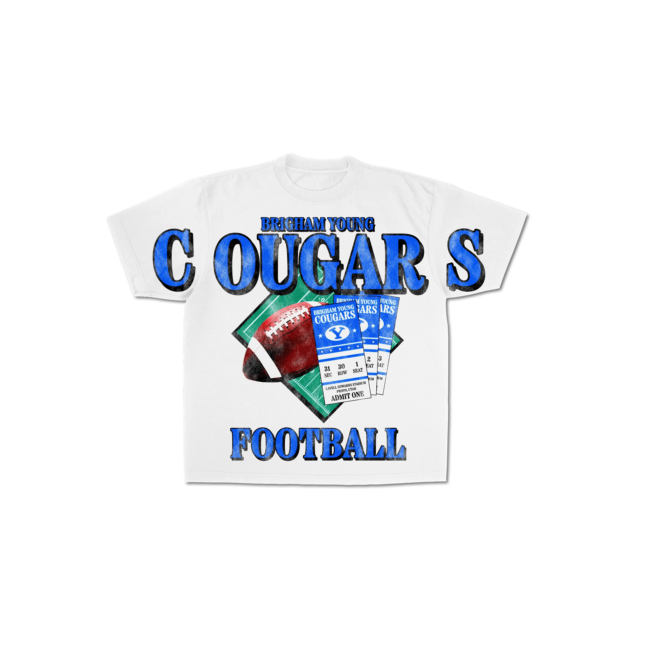 BYU Retro Football Tee - FanStreet