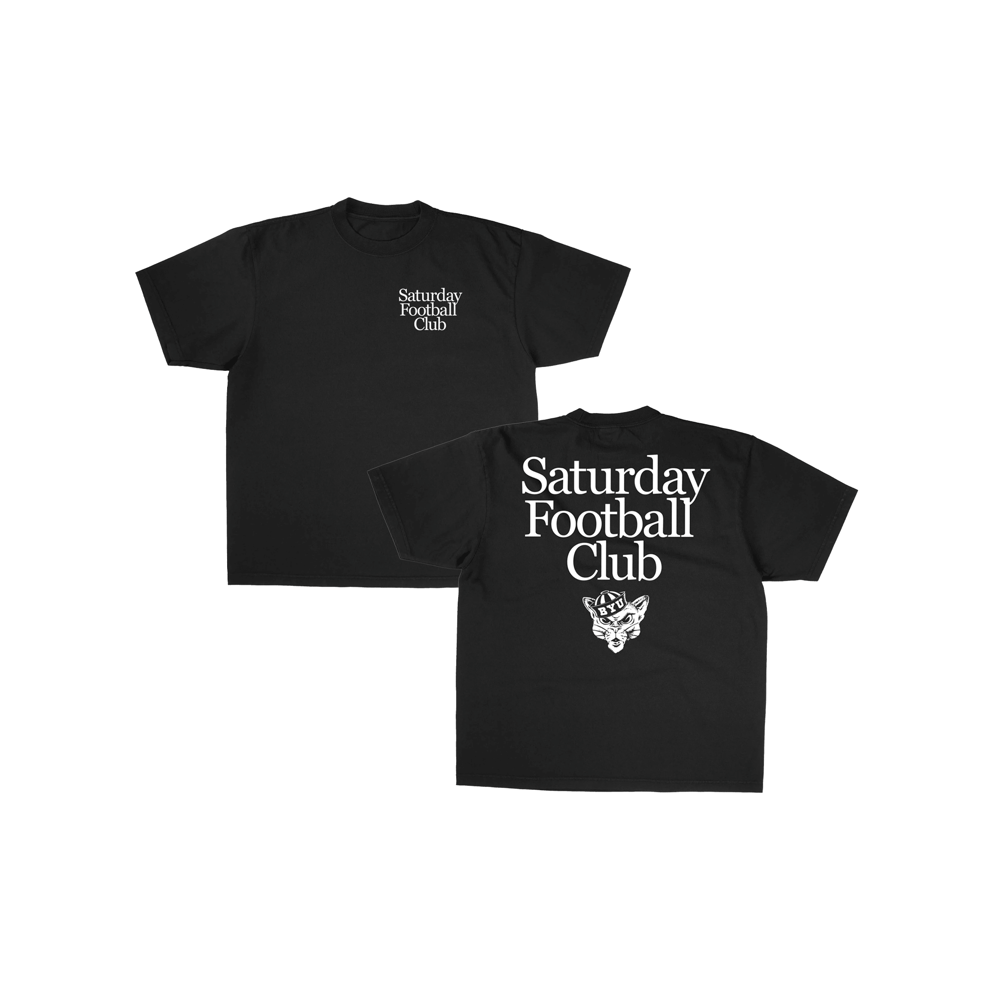 BYU Saturday Football Club Graphic Tee - Black