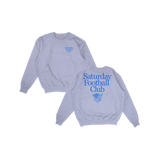 BYU Saturday Football Club Crewneck - Heather Gray