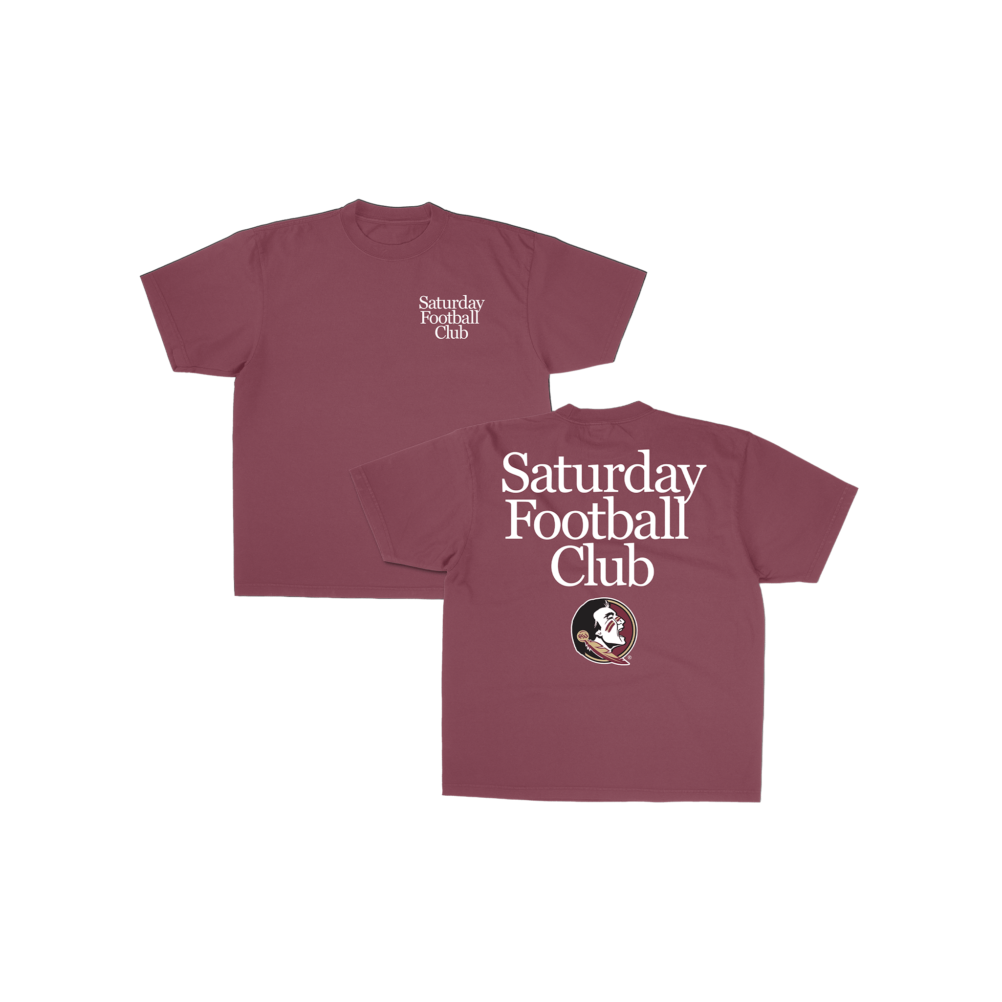 FSU Saturday Football Club Graphic Tee - Garnet