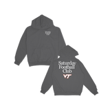 Virginia Tech Saturday Football Club Hoodie - Gray