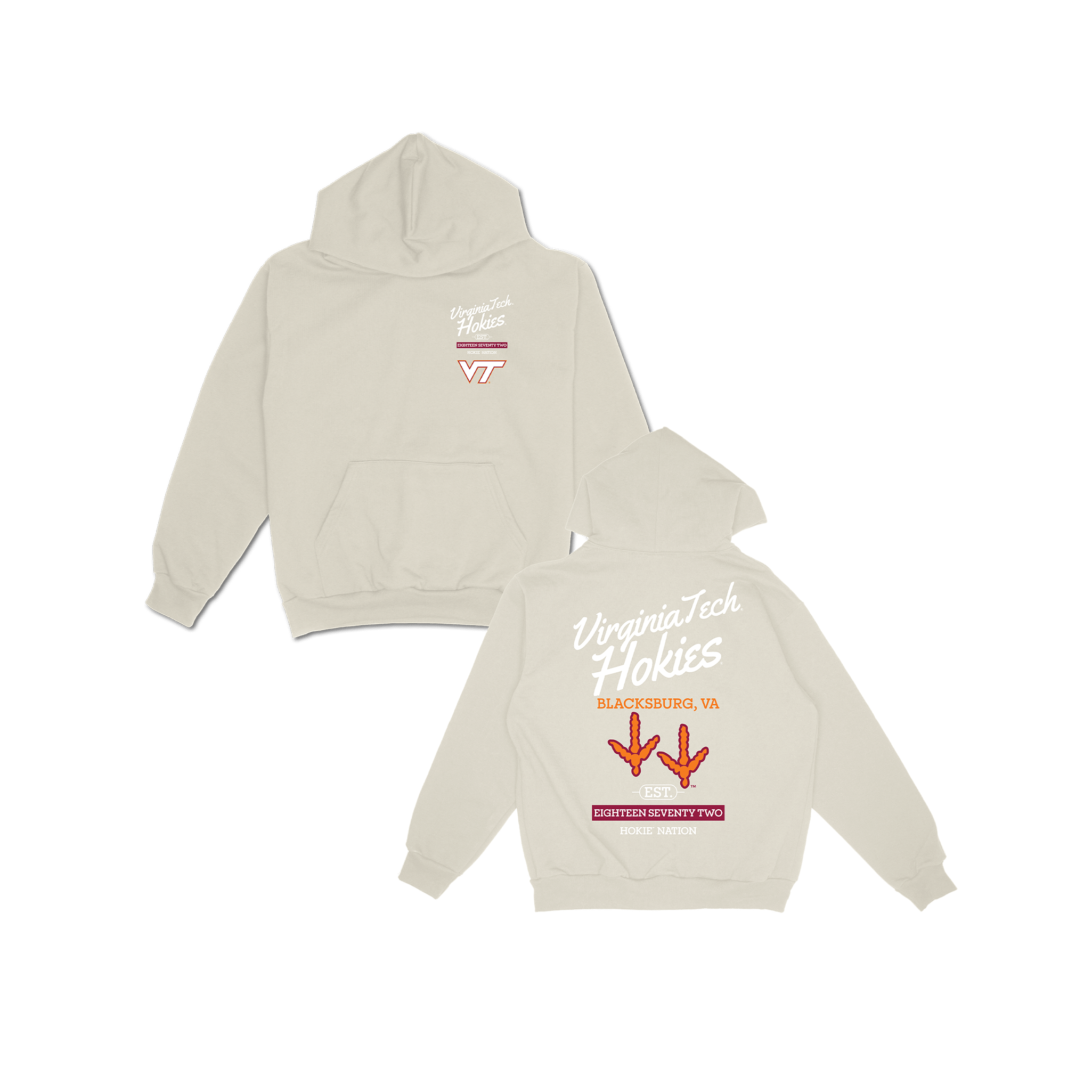 VT Hometown Hoodie - ivory