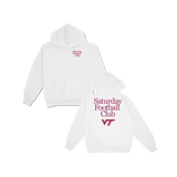 Virginia Tech Saturday Football Club Hoodie - White