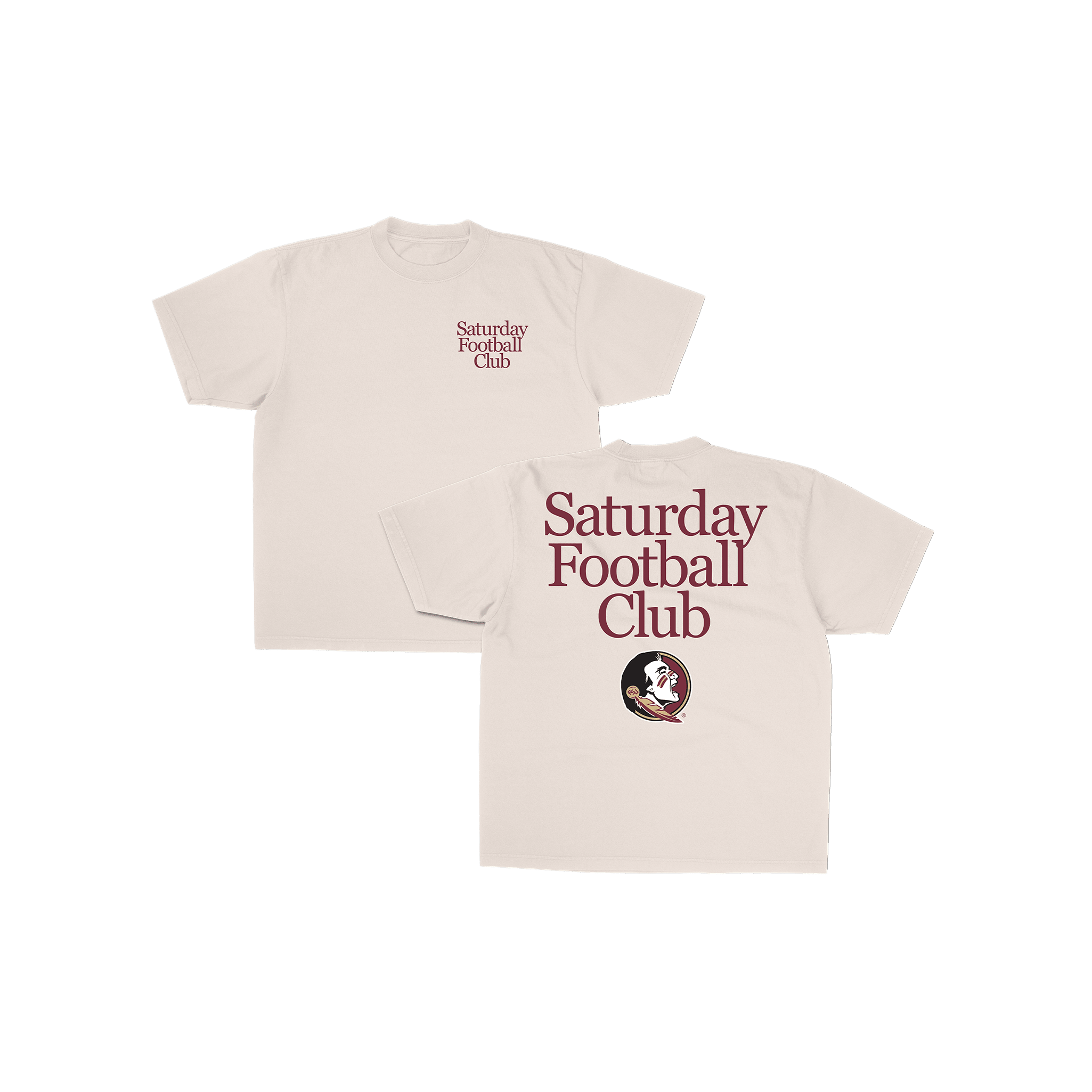 FSU Saturday Football Club Graphic Tee - Ivory