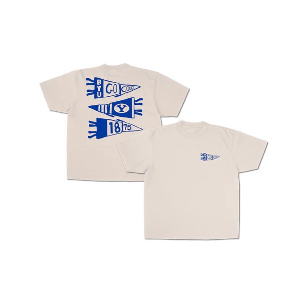 BYU Stacked Pennant Graphic Tee - FanStreet