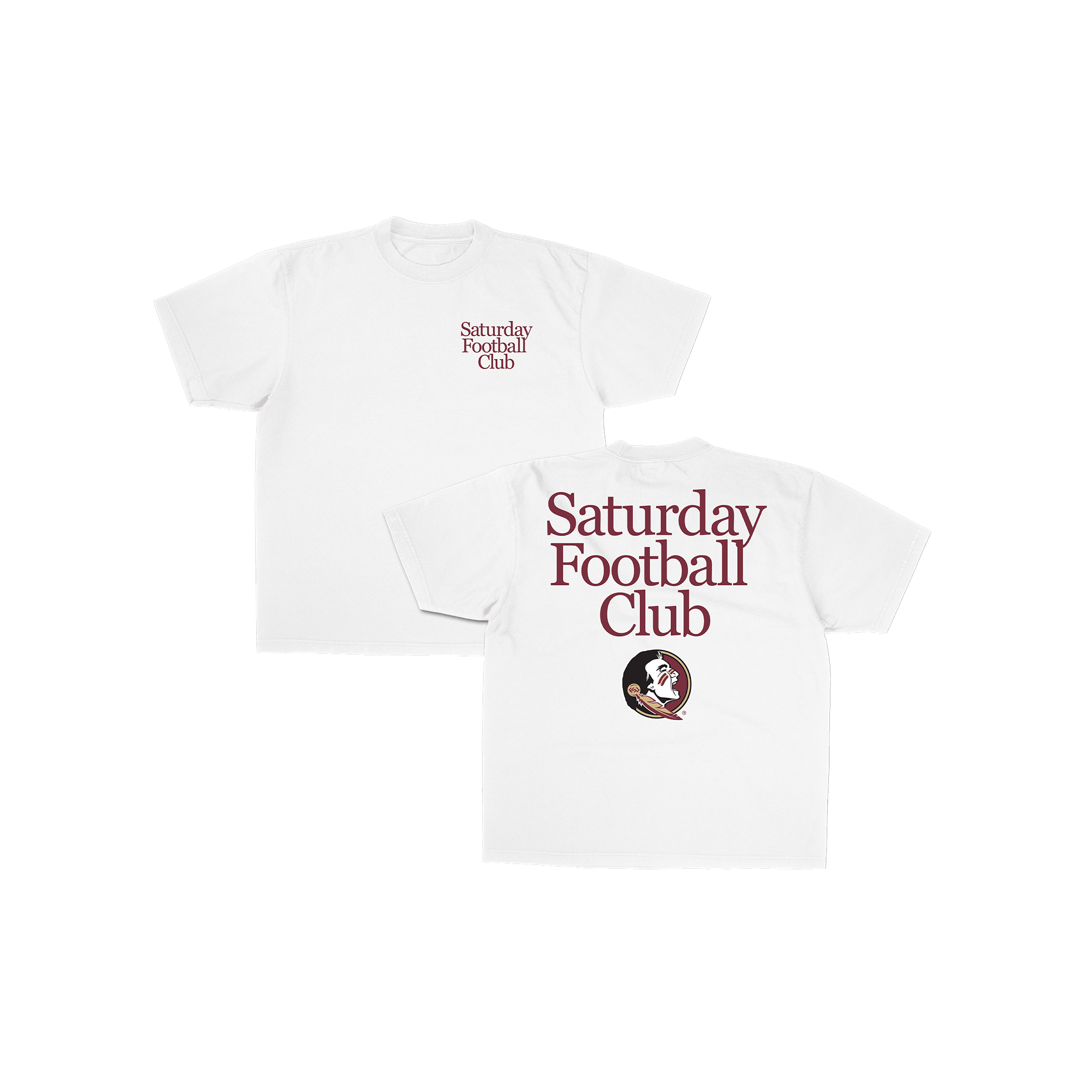 FSU Saturday Football Club Graphic Tee - White