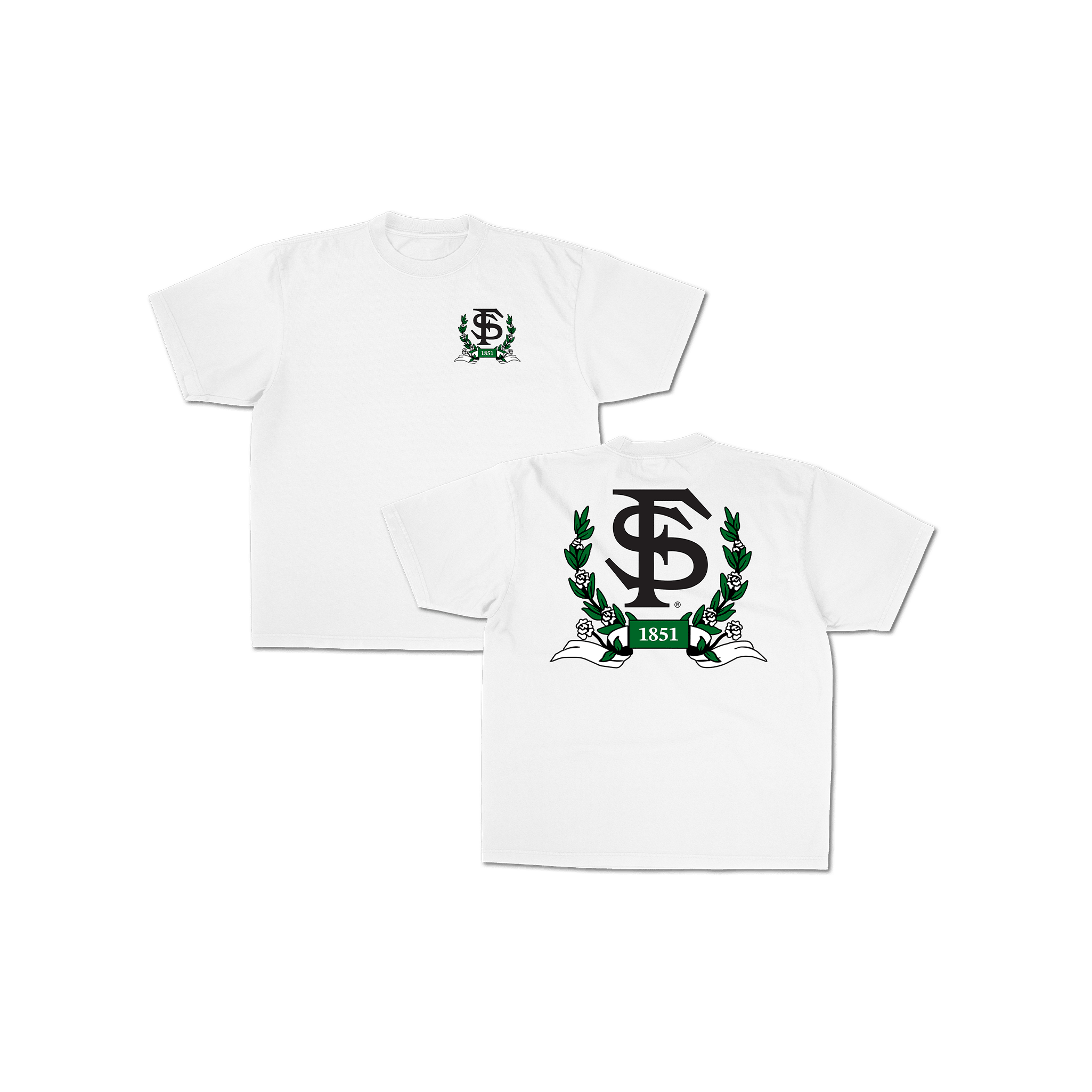 FSU Laurel Tee - White