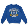 BYU Royal Blue Vintage Block Cougar Crewneck - Royal Blue