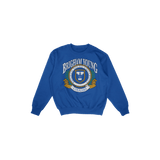 BYU Royal Blue Vintage Block Cougar Crewneck - FanStreet