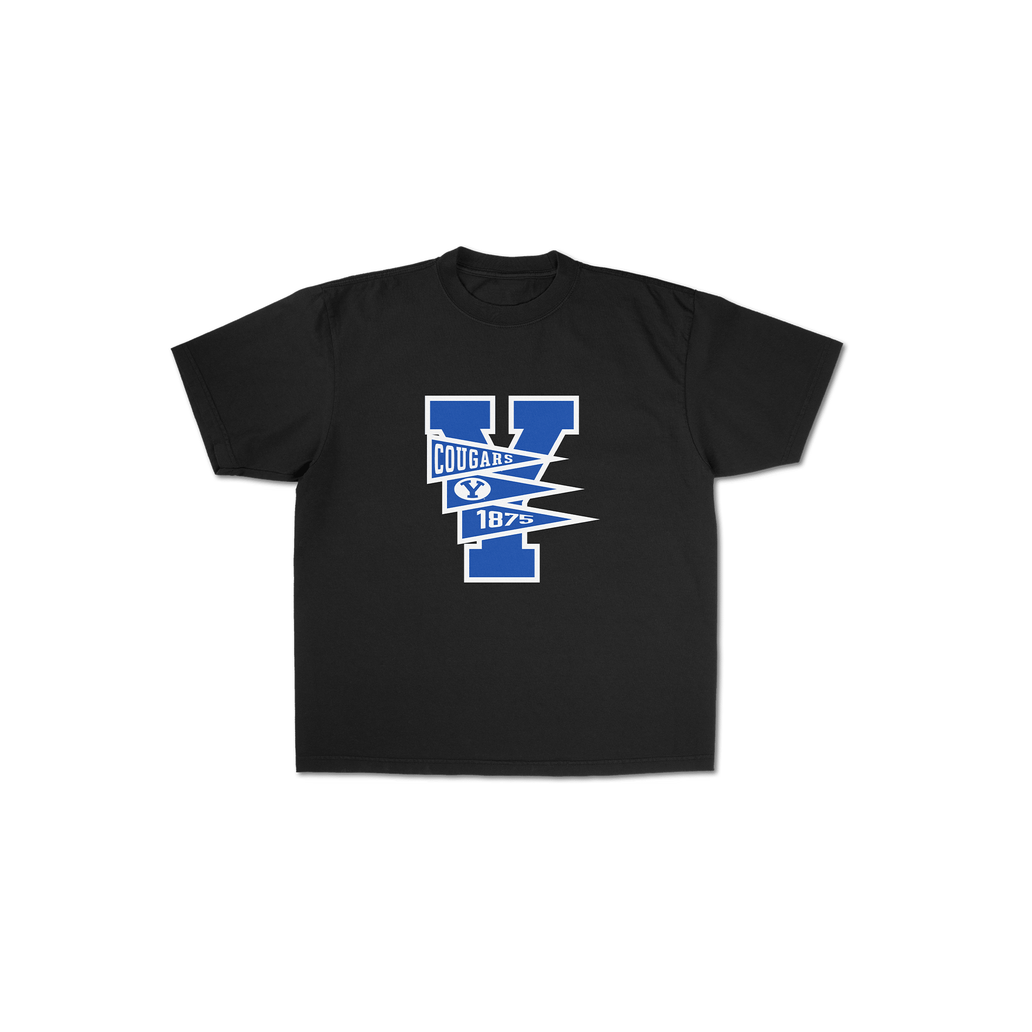 BYU Tri Flag Graphic Tee - FanStreet