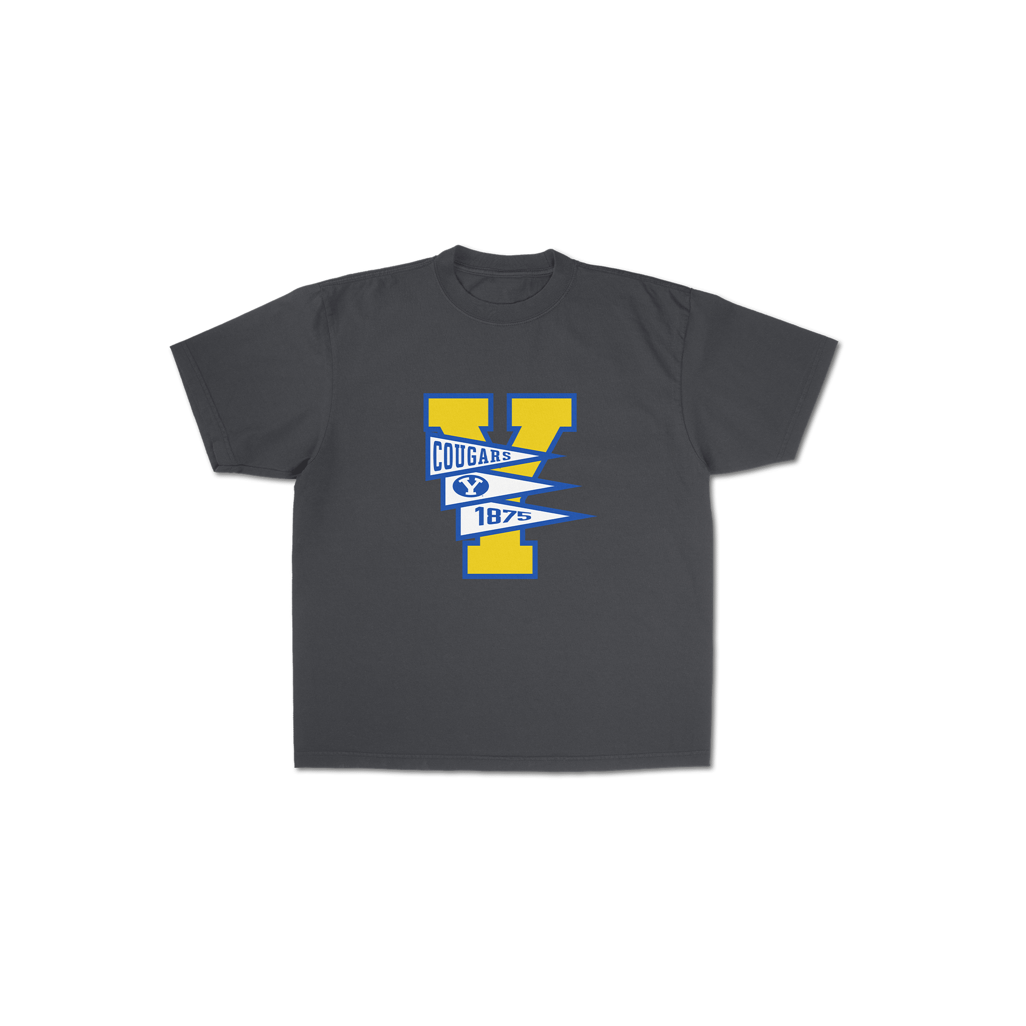 BYU Tri Flag Graphic Tee - FanStreet