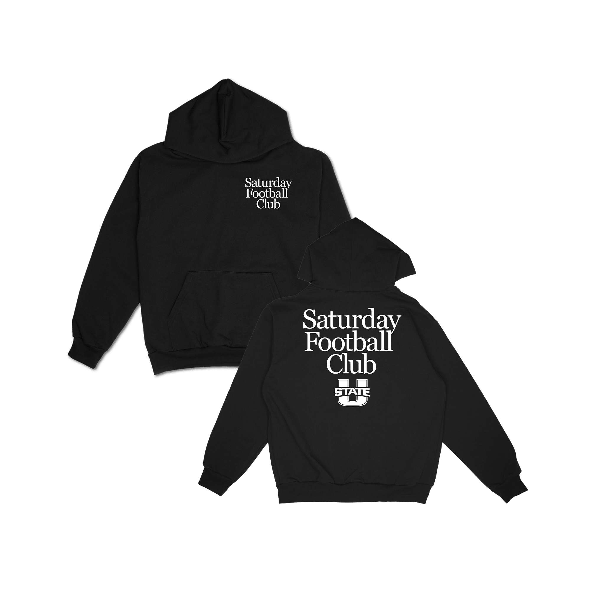 Utah State Saturday Football Club Hoodie - Black