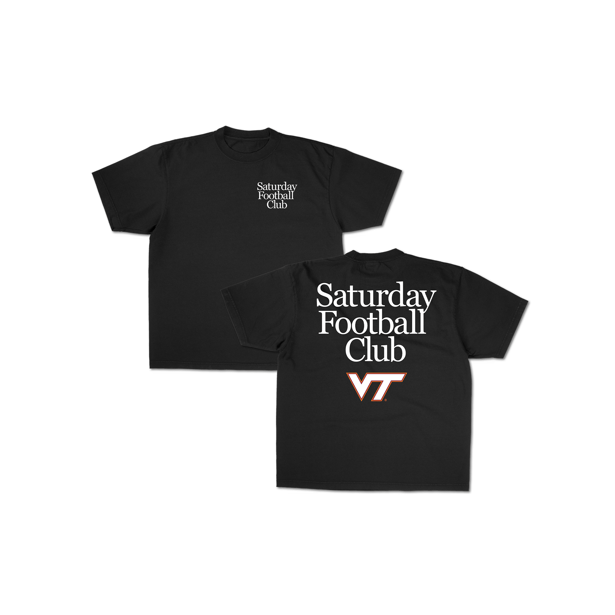 VT Saturday Football Club Graphic Tee - Black