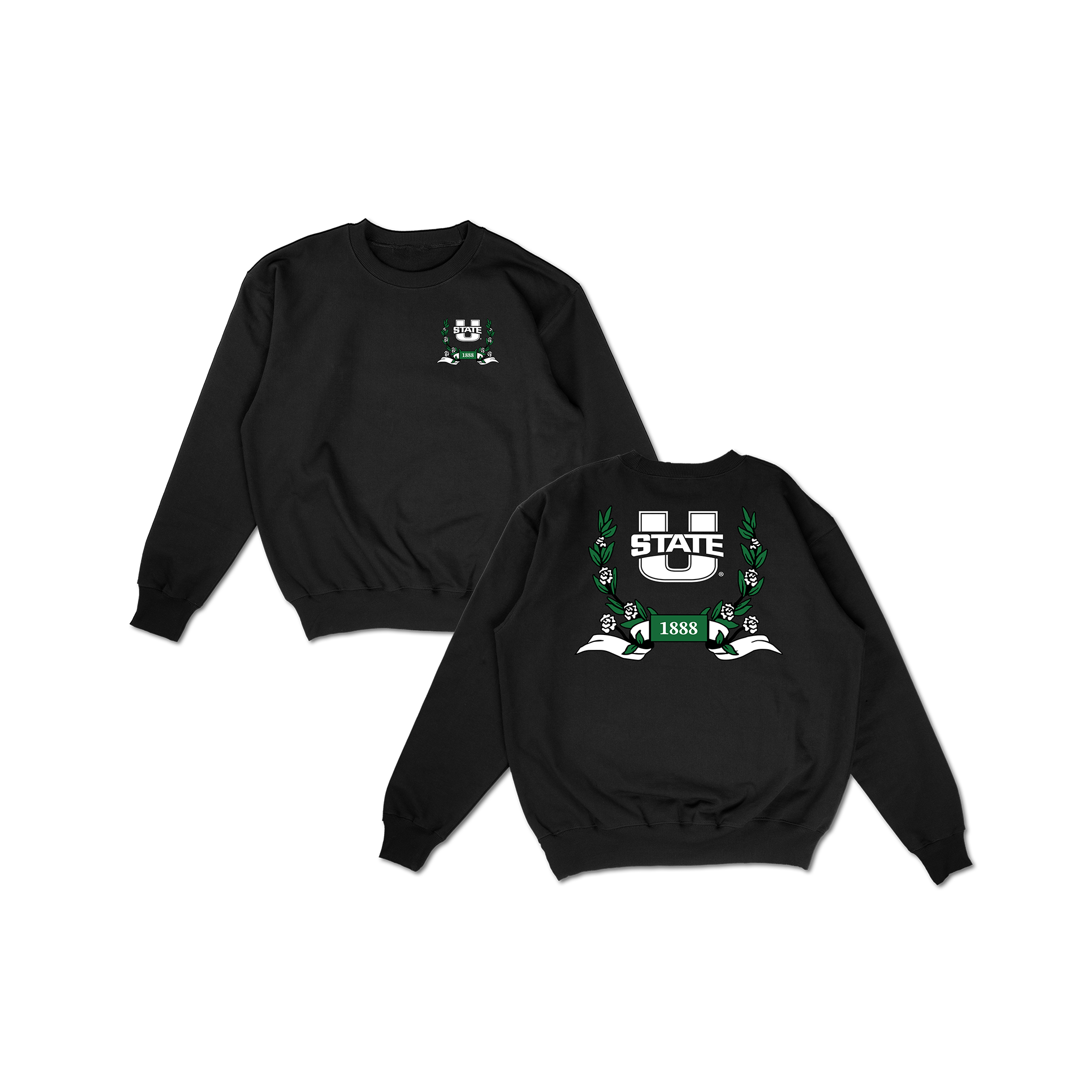 Utah State Laurel Pullover Crewneck