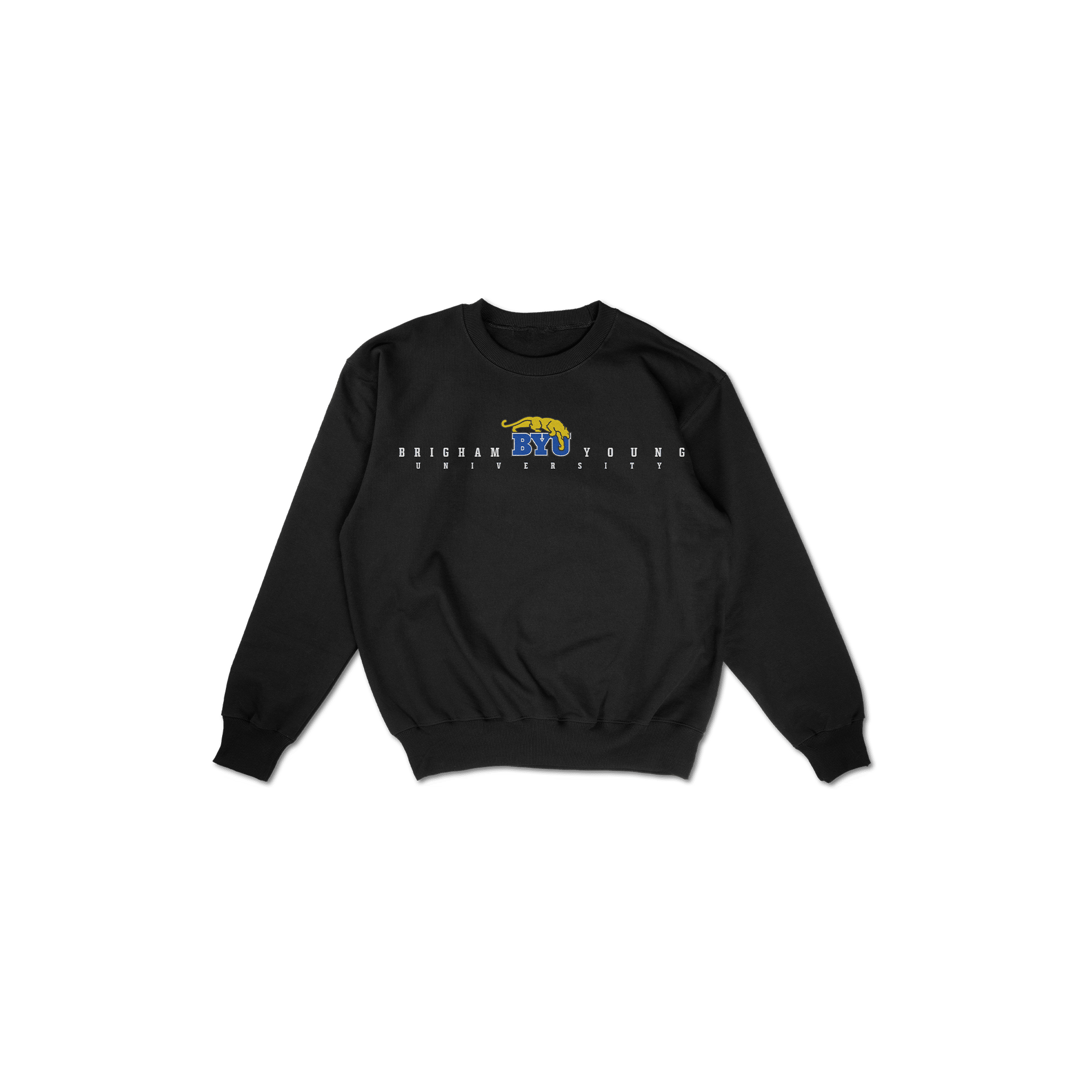 BYU Spellout Graphic Crewneck - FanStreet