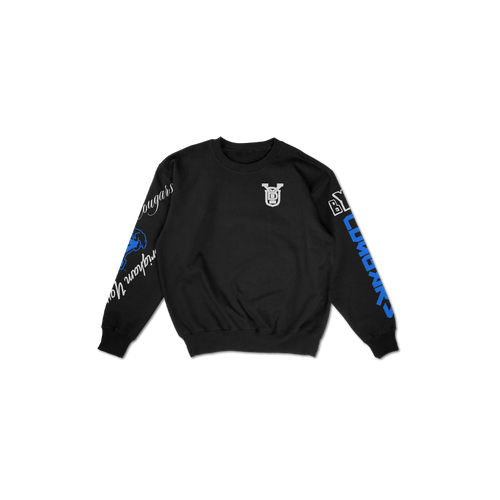 BYU Cuffed and Logo'd Crewneck