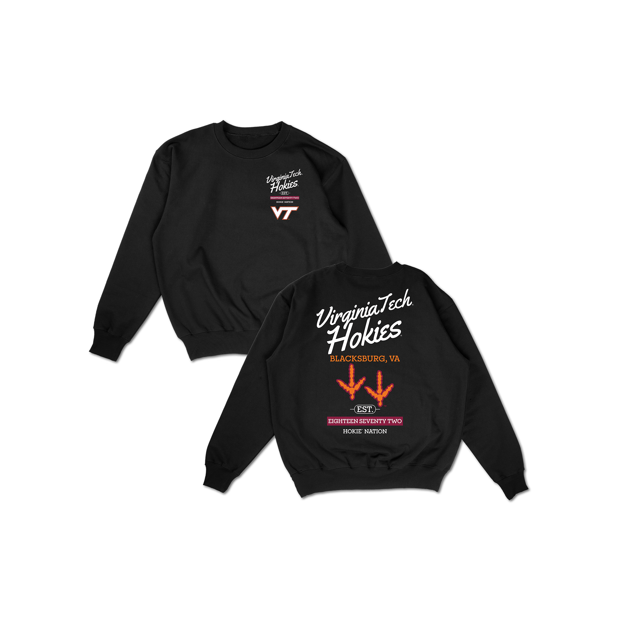 VT Hometown Crewneck - Black
