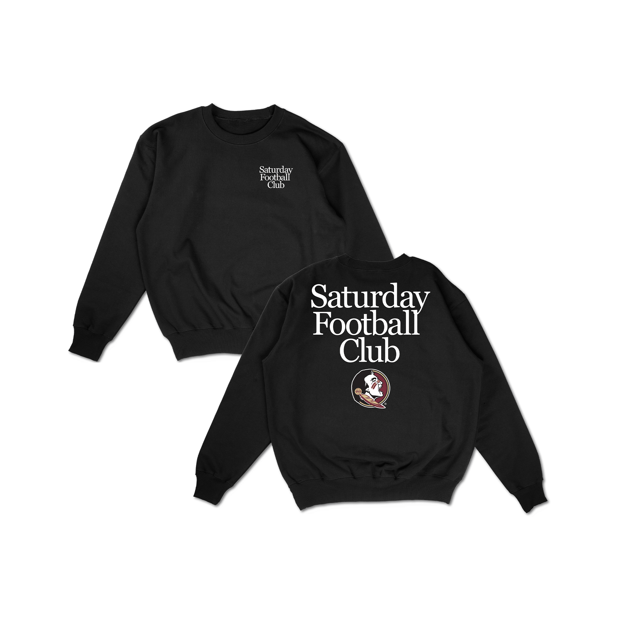FSU Saturday Football Club Crewneck - Black