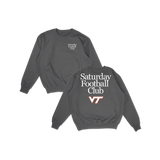 VT Saturday Football Club Crewneck - gray