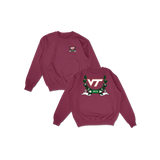 VT Laurel Pullover Crewneck - Maroon