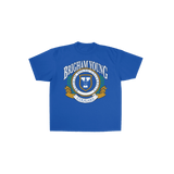 BYU Royal Blue Vintage Block Cougar Graphic Tee - FanStreet