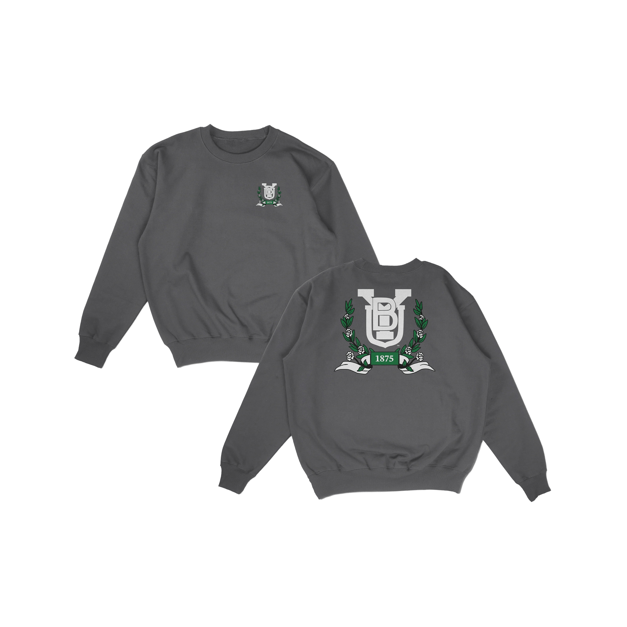 BYU Laurel Pullover Crewneck - Gray
