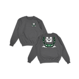 Utah State Laurel Pullover Crewneck - Gray