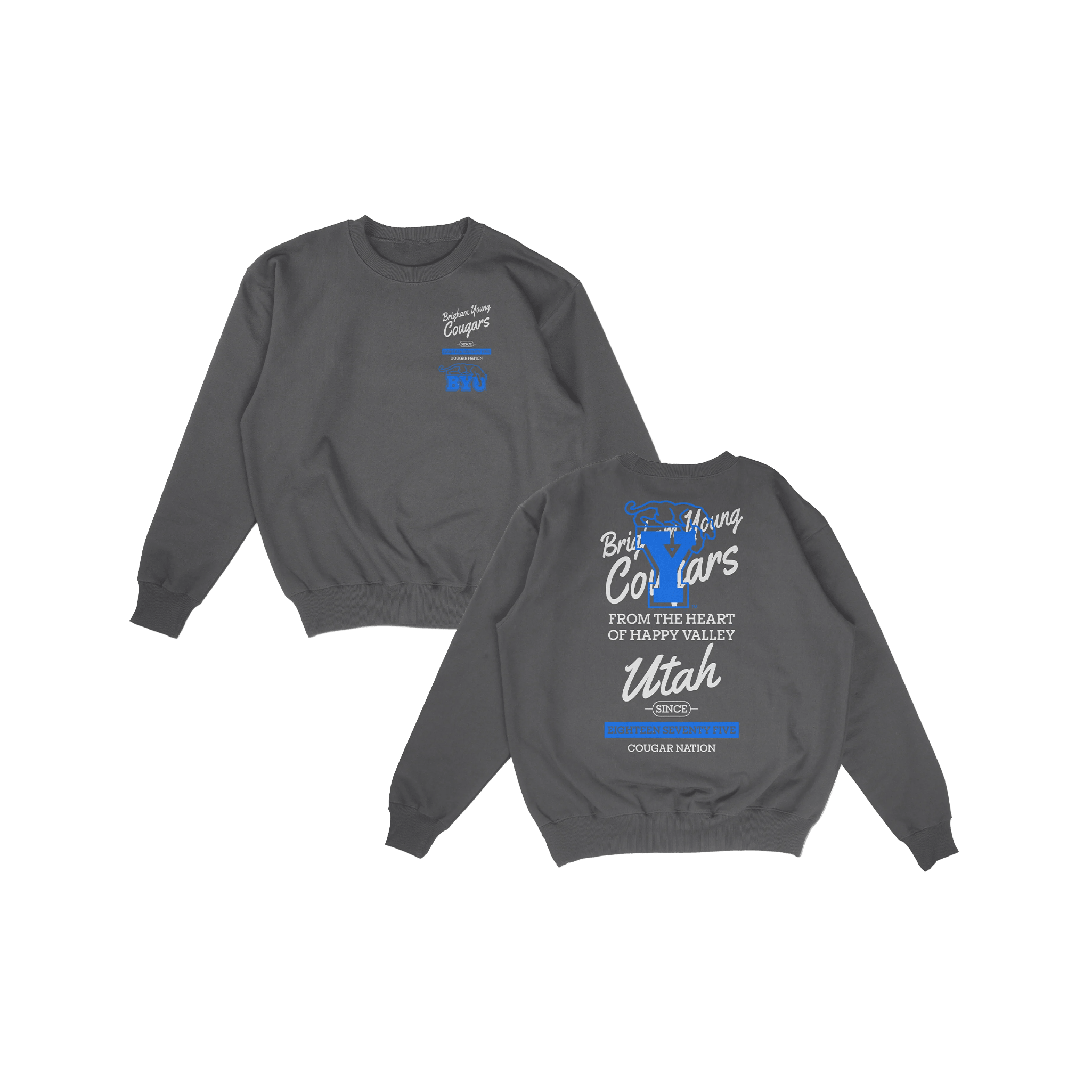 BYU Hometown Pullover Crewneck - FanStreet