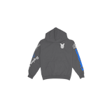 BYU Cuffed and Logo'd Hoodie - Gray