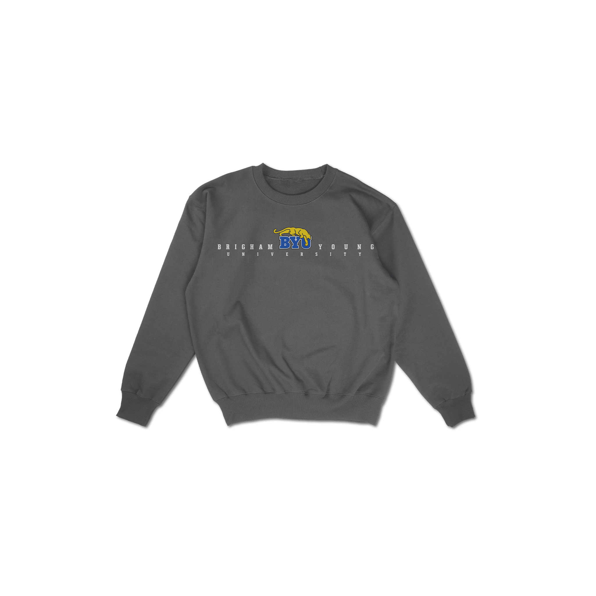 BYU Spellout Graphic Crewneck - FanStreet