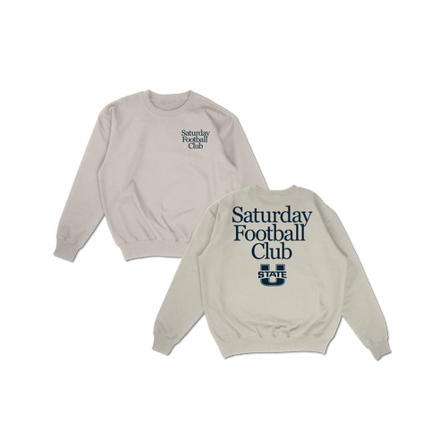 Utah State Saturday Football Club Crewneck