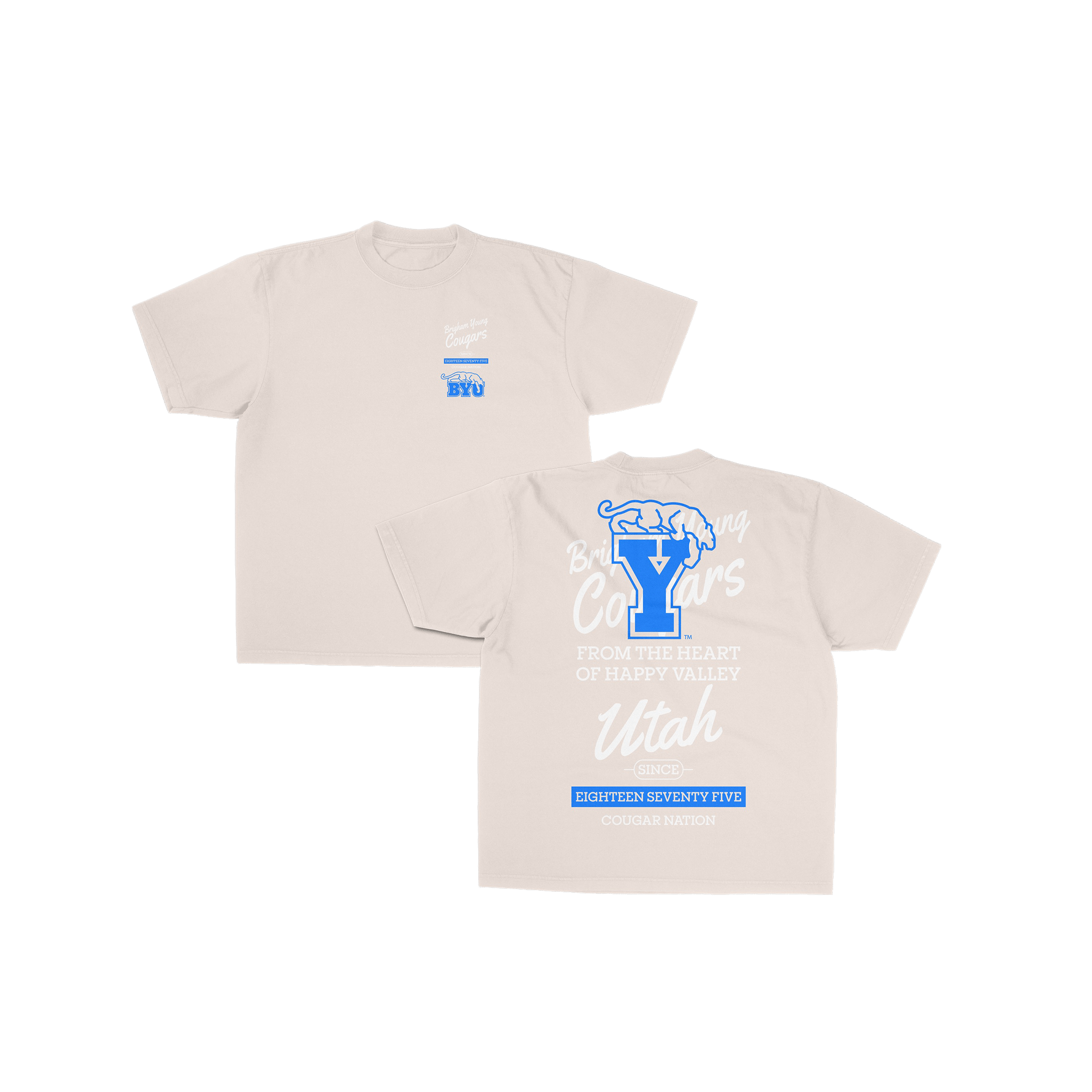 BYU Hometown Graphic Tee - Ivory
