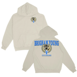 BYU Vintage Cougar Graphic Hoodie - Ivory