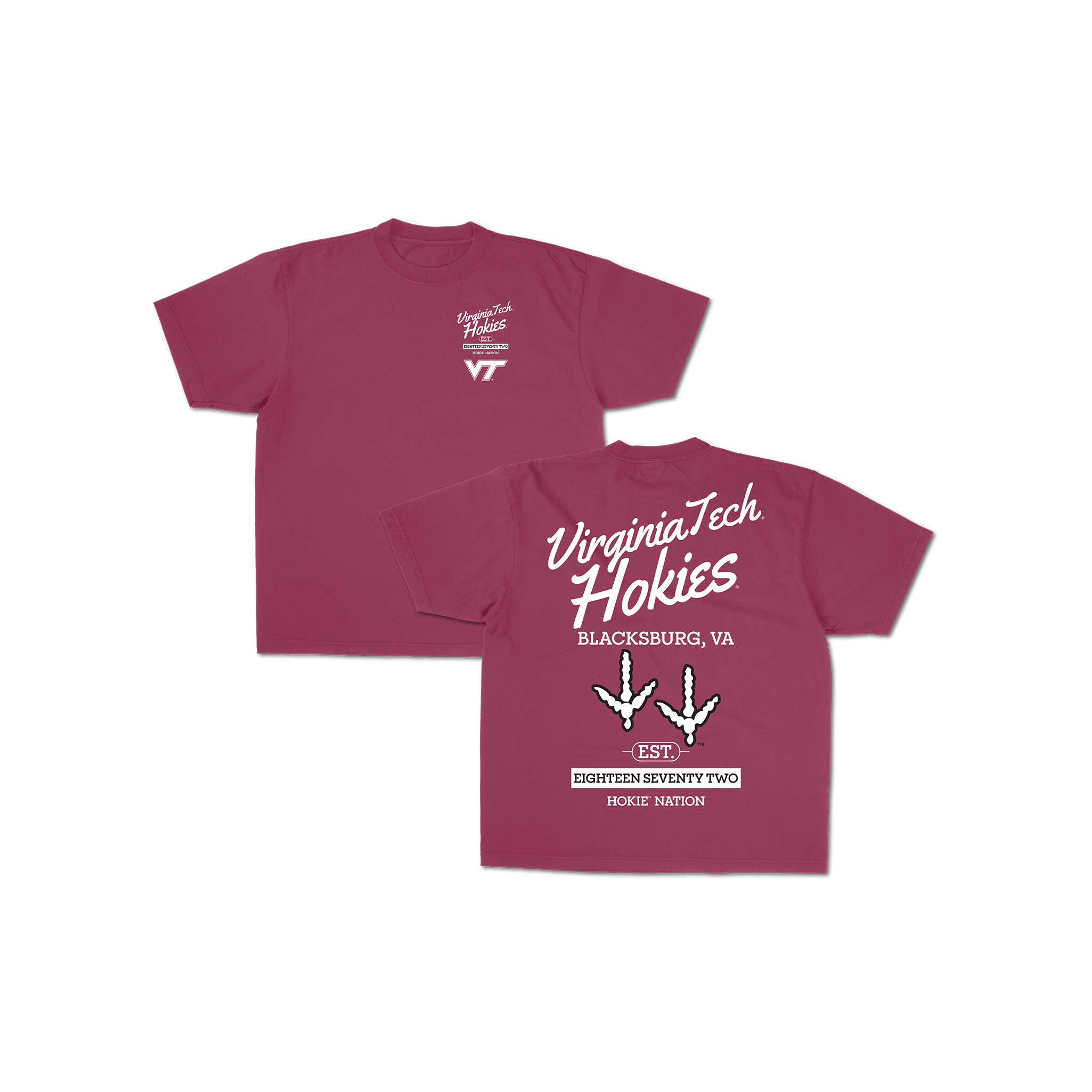 VT Hometown Graphic Tee - Maroon