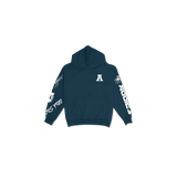 Utah State Cuffed and Logo'd Hoodie - Navy