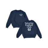 Utah State Saturday Football Club Crewneck - Navy