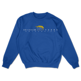 BYU Spellout Graphic Crewneck - Royal Blue