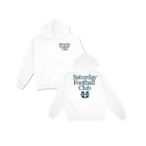Utah State Saturday Football Club Hoodie - White