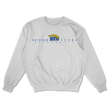 BYU Spellout Graphic Crewneck - White