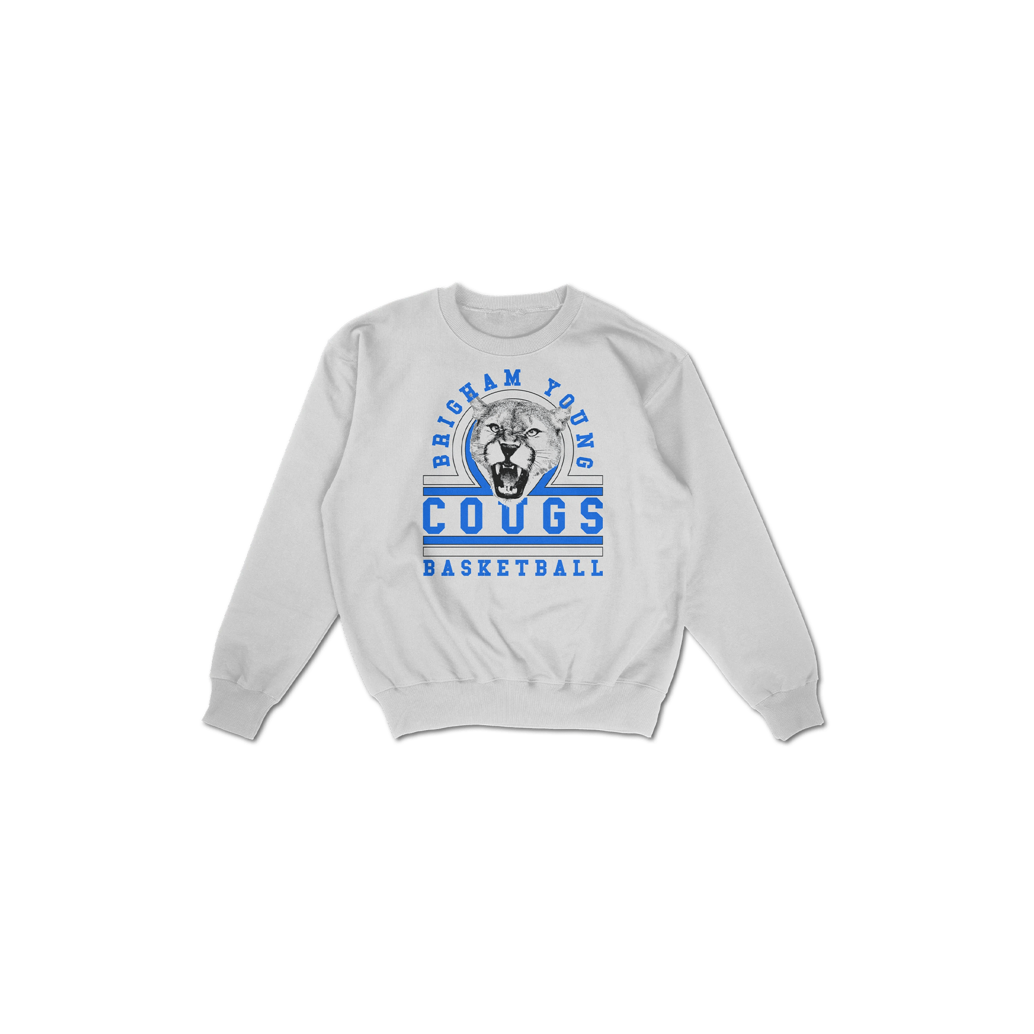 Cougs Basketball Vintage Inspired Crewneck - FanStreet