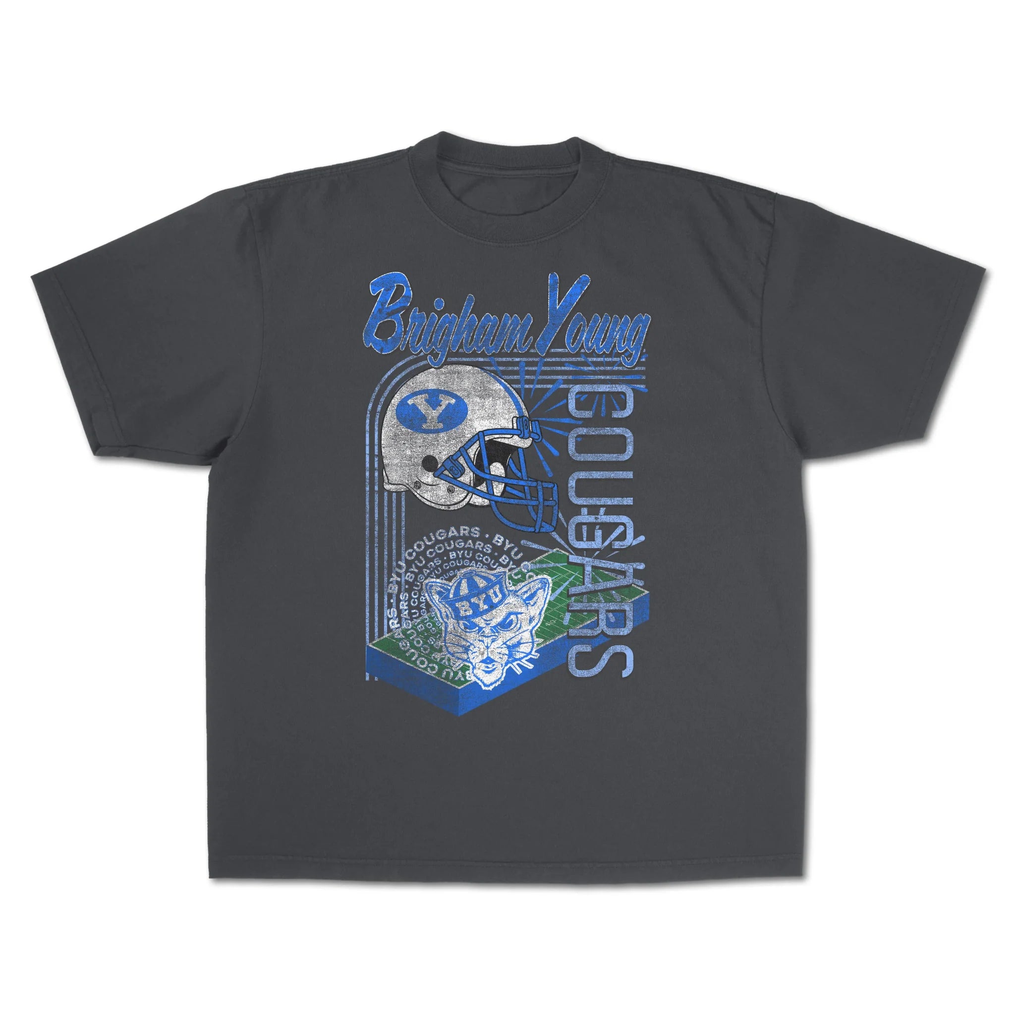 Brigham Young Cougars Vintage Inspired Field Tee - FanStreet