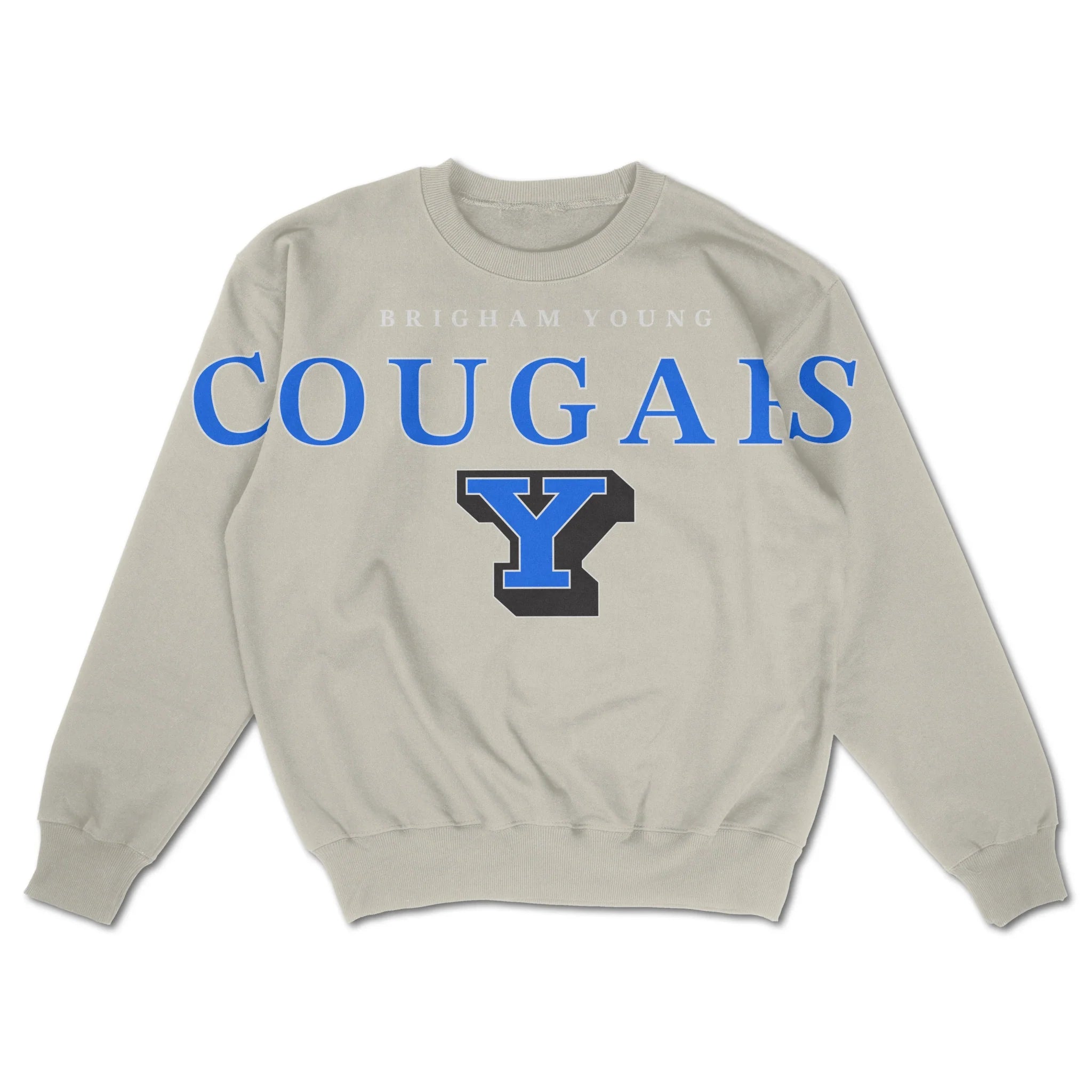 Brigham Young Vintage Inspired Crew - Ivory